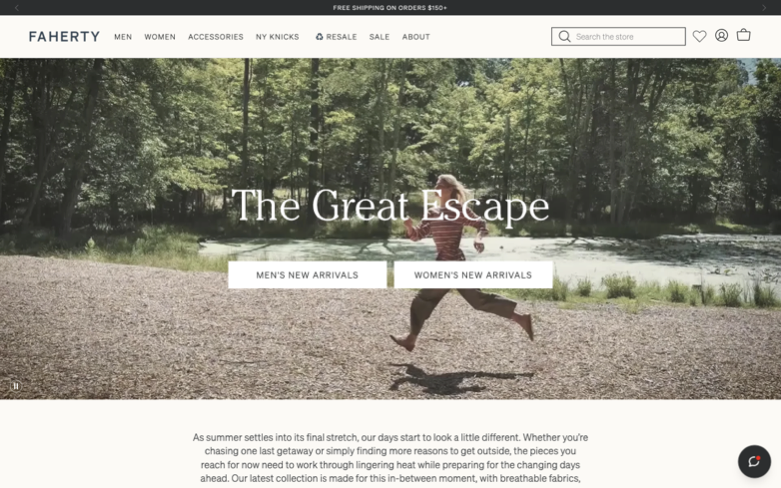 Faherty page where the agent's errand stalled — the last screen before it stopped