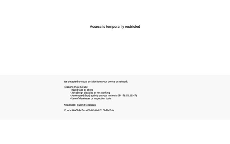 Helix Sleep page where the agent's errand stalled — the last screen before it stopped