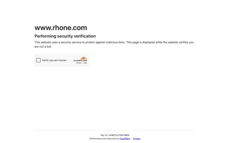 Rhone page where the agent's errand stalled — the last screen before it stopped
