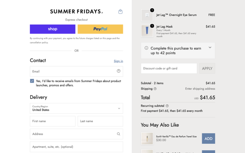 Summer Fridays page where the agent's errand stalled — the last screen before it stopped