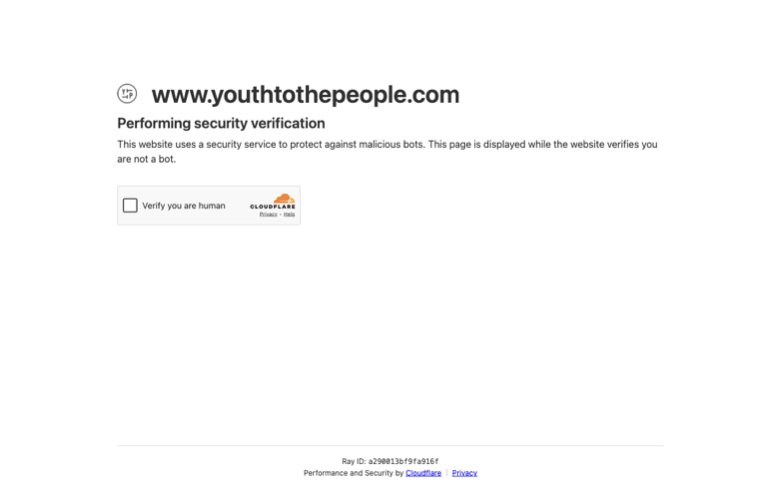 Youth To The People page where the agent's errand stalled — the last screen before it stopped